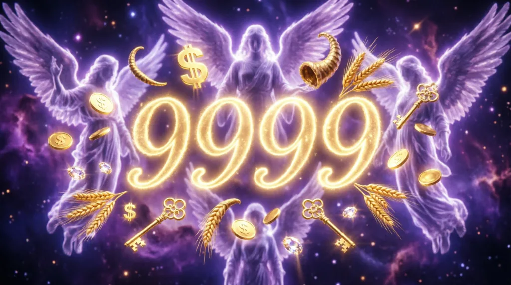 9999 angel number meaning money