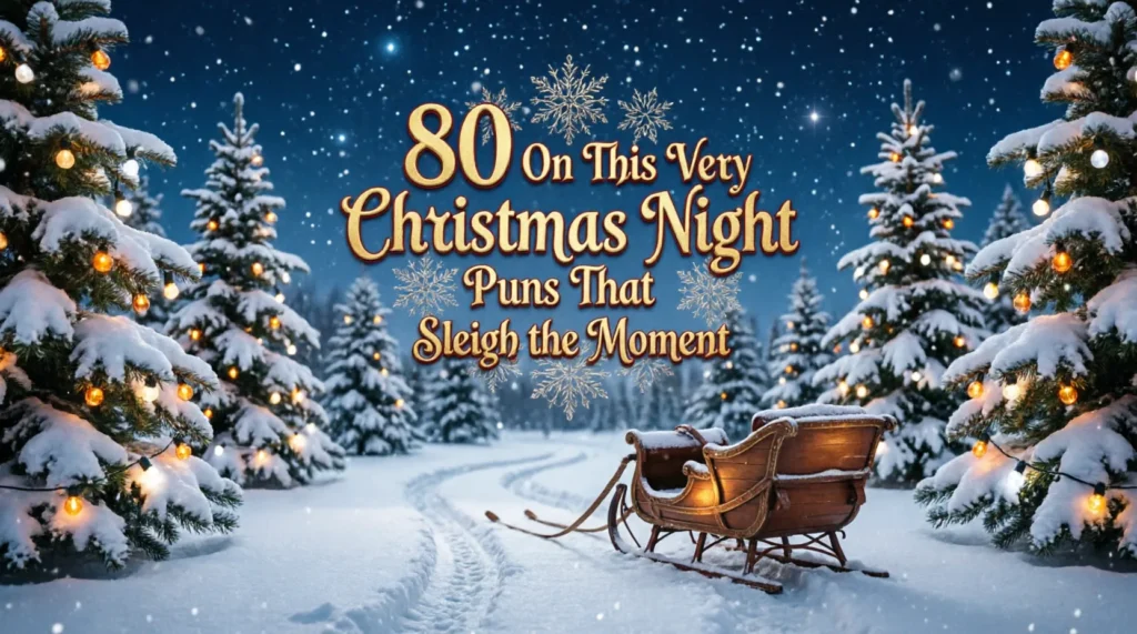 on this very christmas night puns