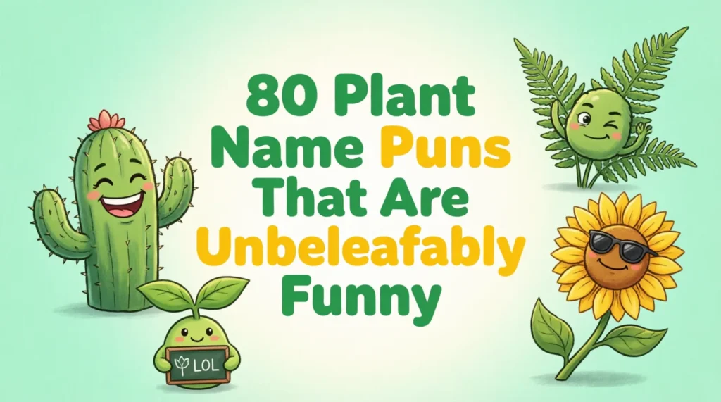 plant name puns