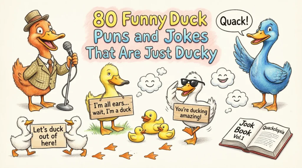funny duck puns and jokes