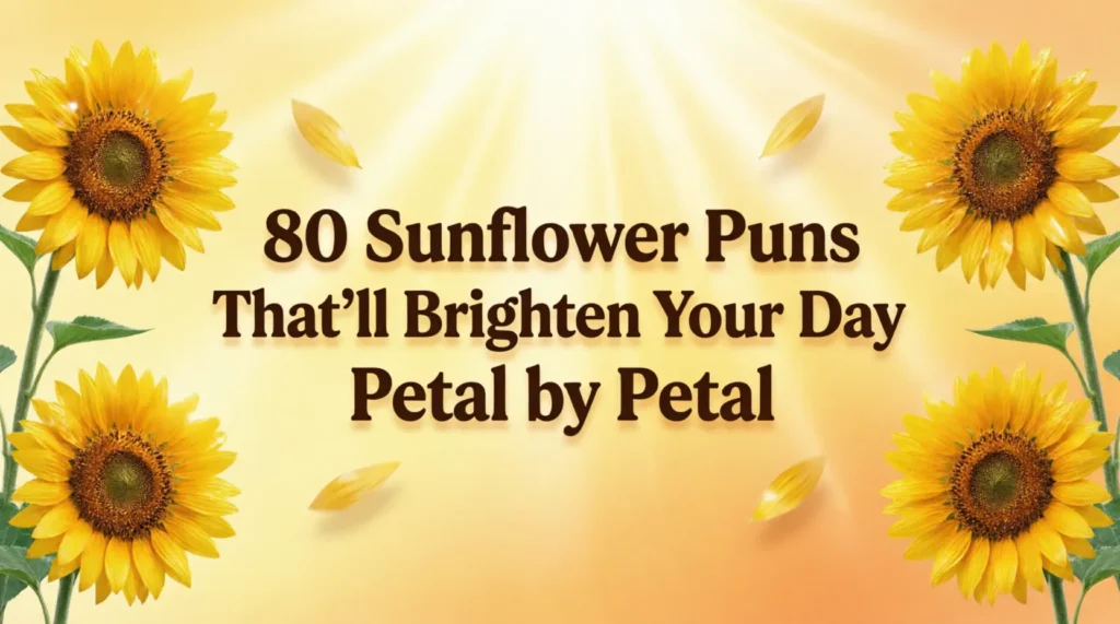 sunflower puns