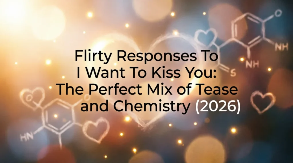 flirty responses to i want to kiss you