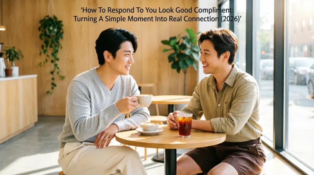 how to respond to you look good compliment