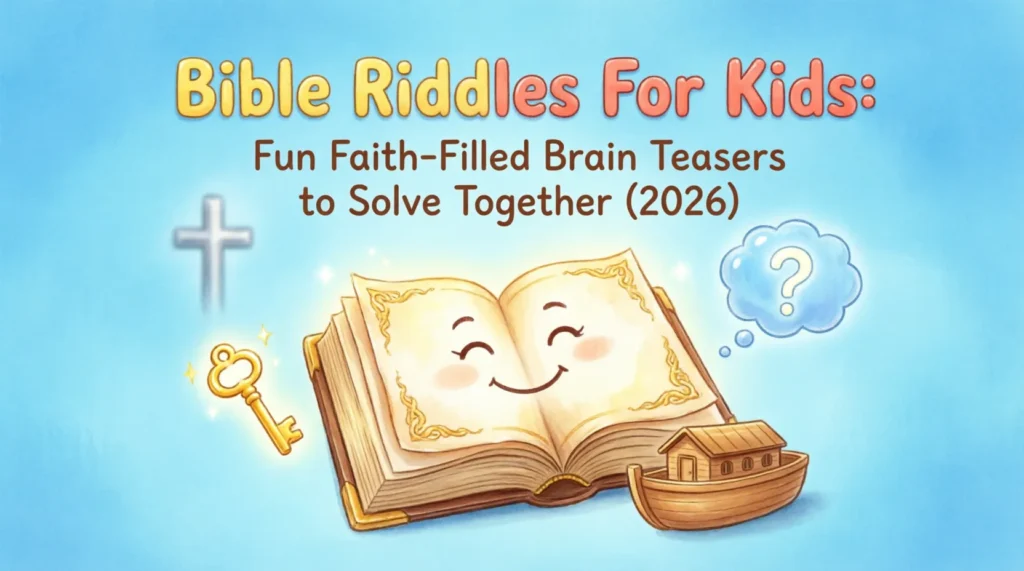 bible riddles for kids